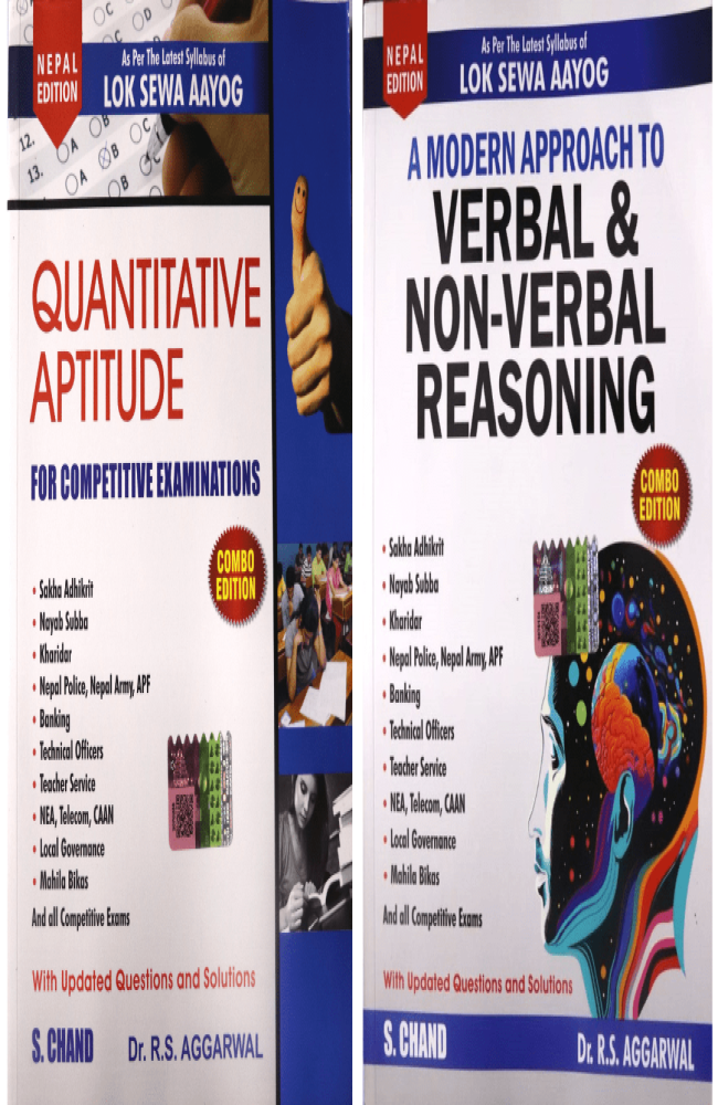 Quantitative Aptitude &amp; Verbal and Non-Verbal Reasoning GK (Combo Nepali Edition)- Dr. R.S. Aggarwal