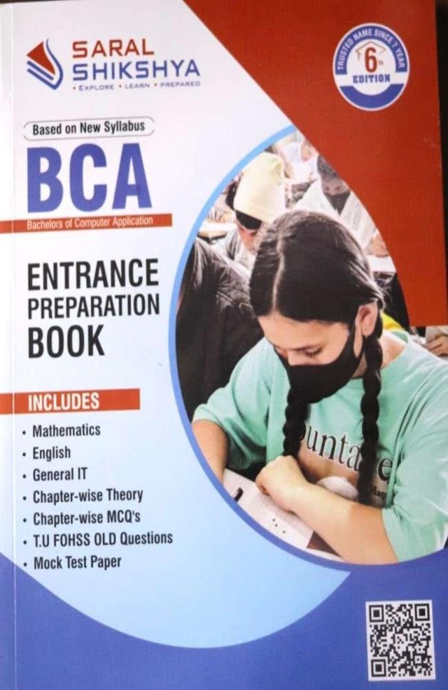 Essential BCA Entrance Preparation Book by Saral Shikshya Management Team (Madhukar Yadav, Madhu Chaulagain and Babita Rimal)