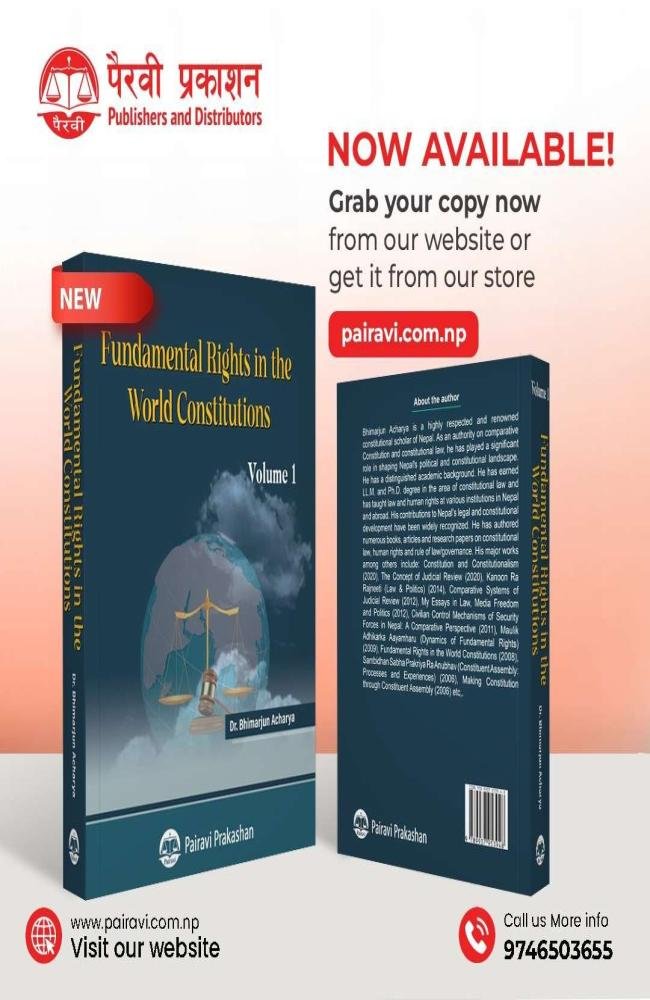 Fundamental Rights in the World Constitutions Volume I &amp; II- Dr. Bhimarjun Acharya