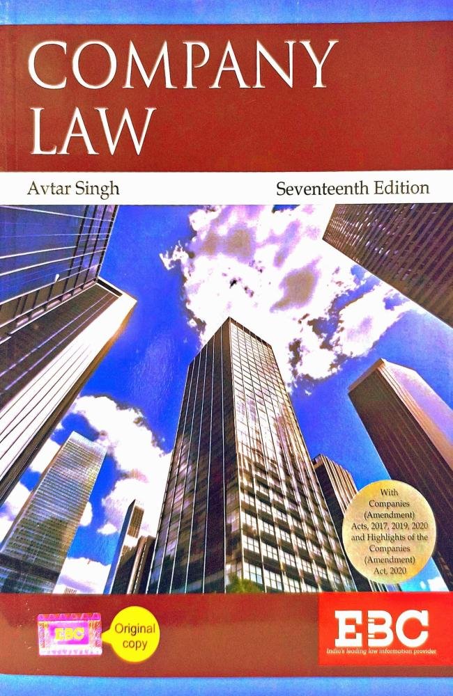 COMPANY LAW 17th Edition By Avtar Singh (EBC)